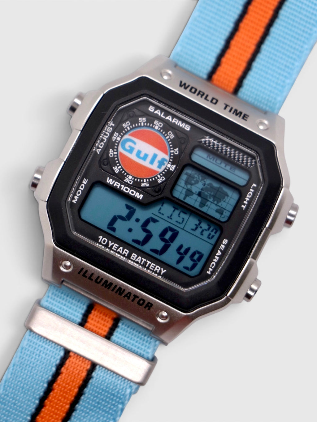 Gulf Racing Mod RSN - Custom Casio AE-1200