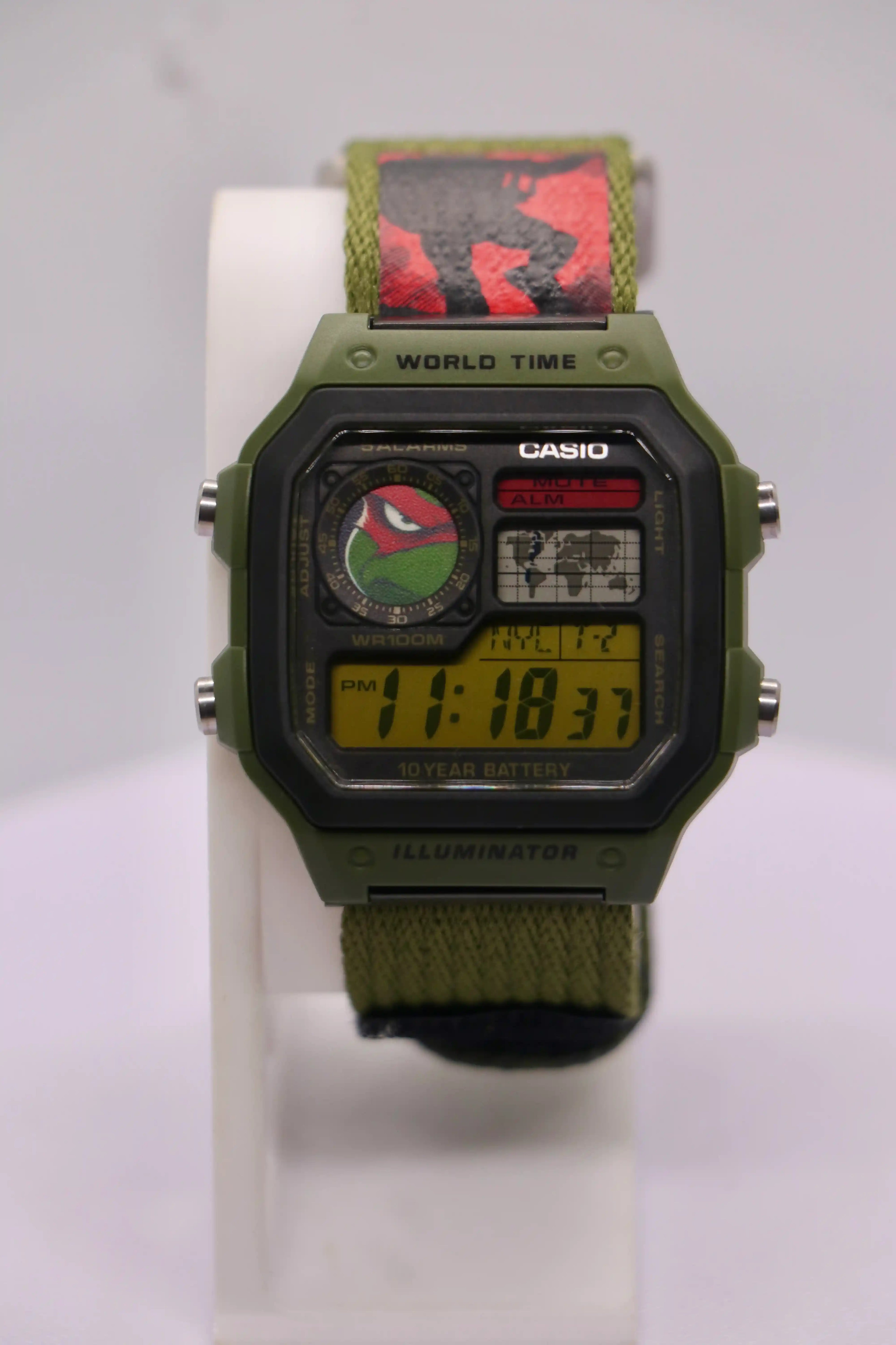 TMNT Mod (Raph) | Custom Casio AE-1200