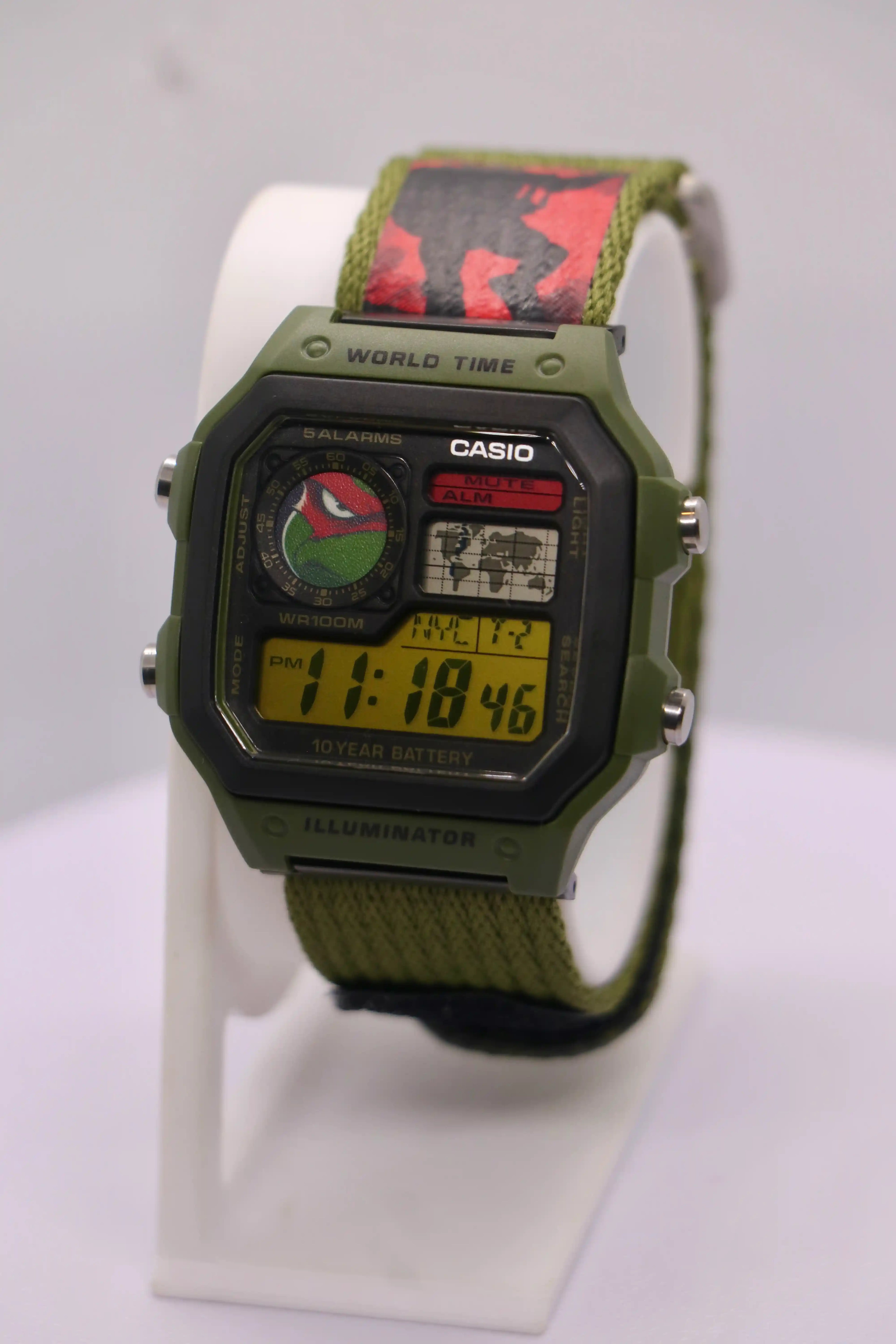 TMNT Mod (Raph) | Custom Casio AE-1200