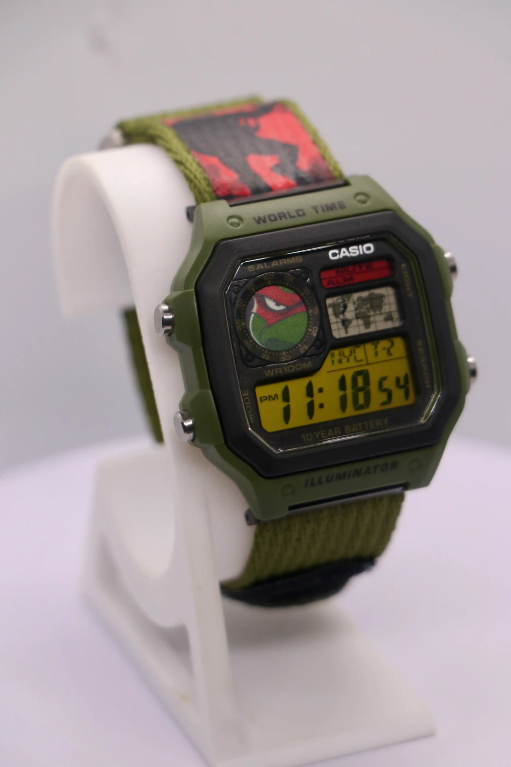 TMNT Mod (Raph) | Custom Casio AE-1200