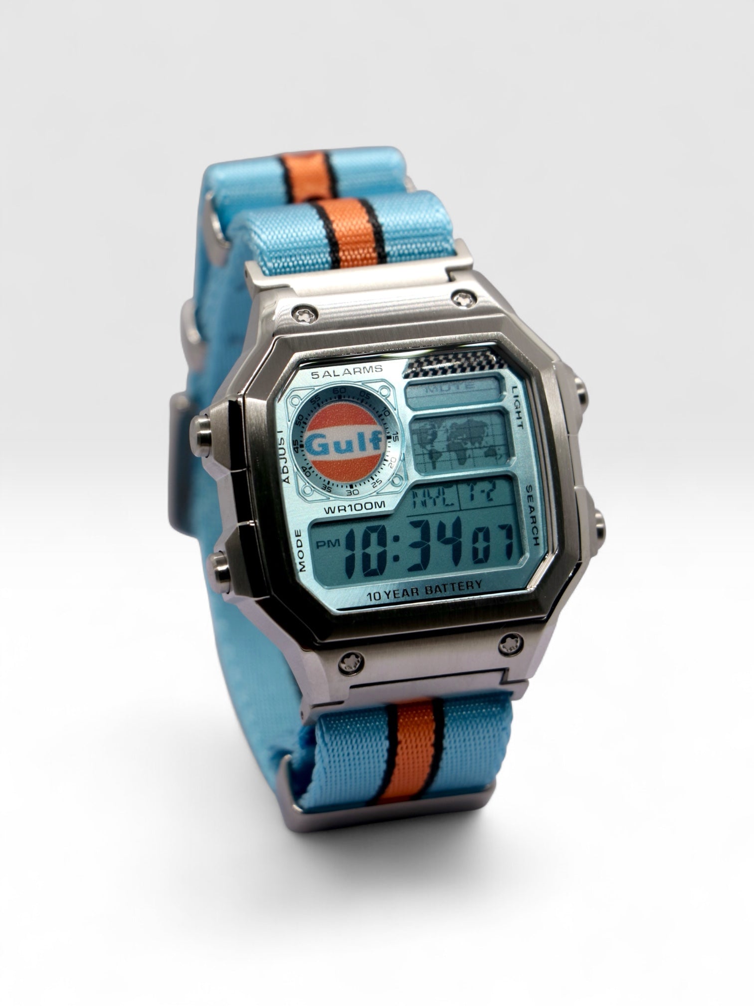 Gulf Racing Mod MTL - Custom Casio AE-1200
