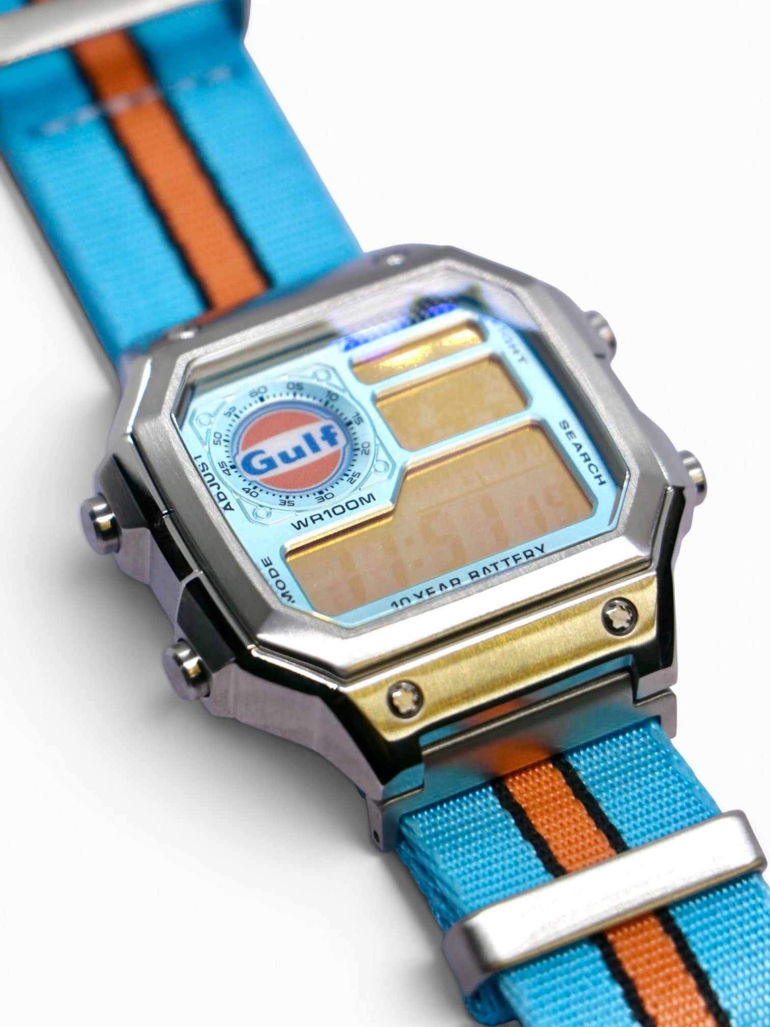 Gulf Racing Mod MTL - Custom Casio AE-1200