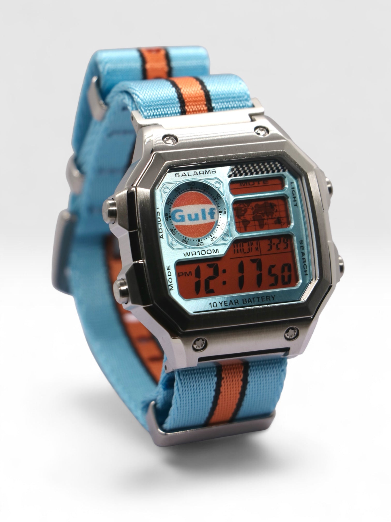 Gulf Racing Mod MTL - Custom Casio AE-1200