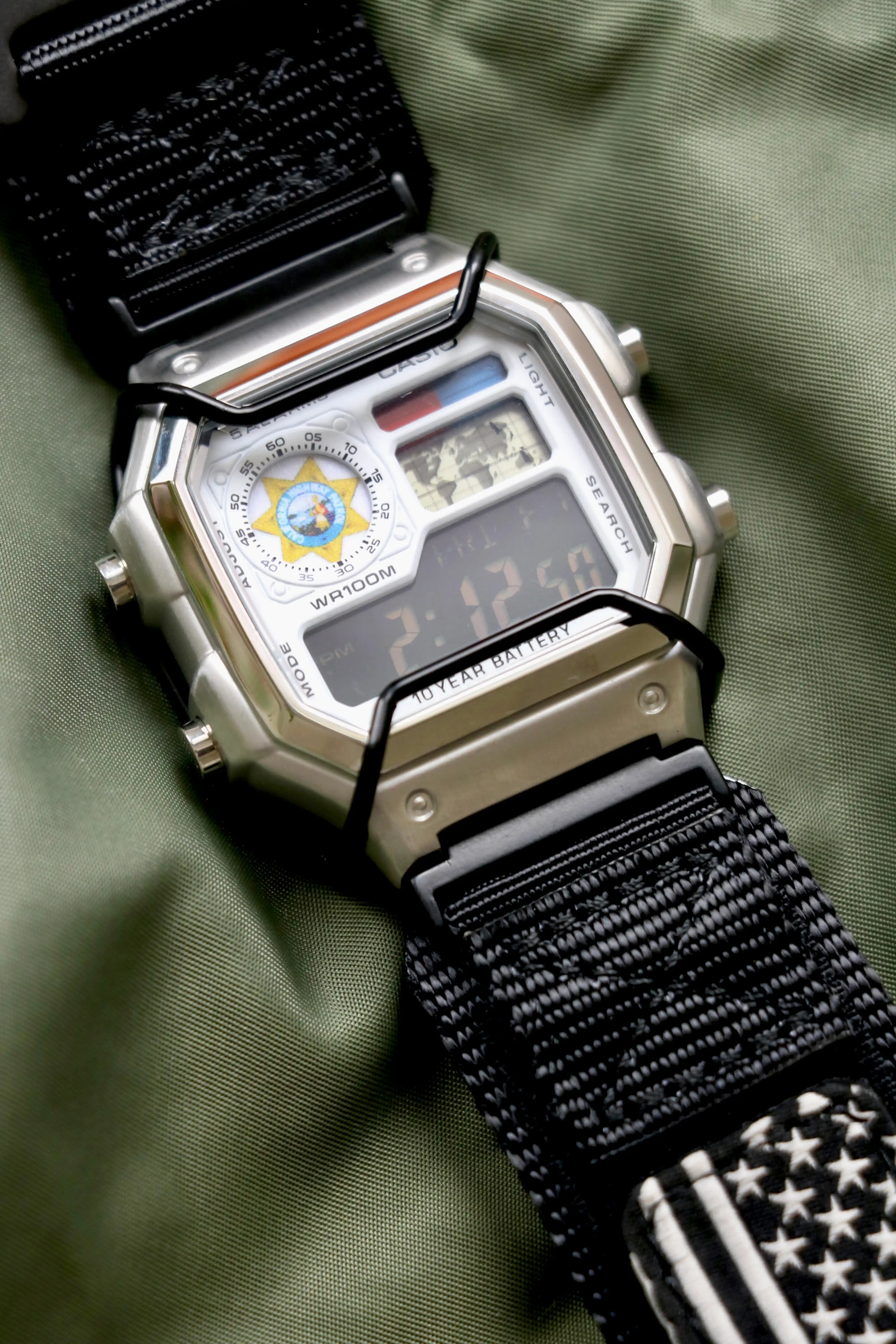 POLICE CAR MOD | Custom Casio AE-1200