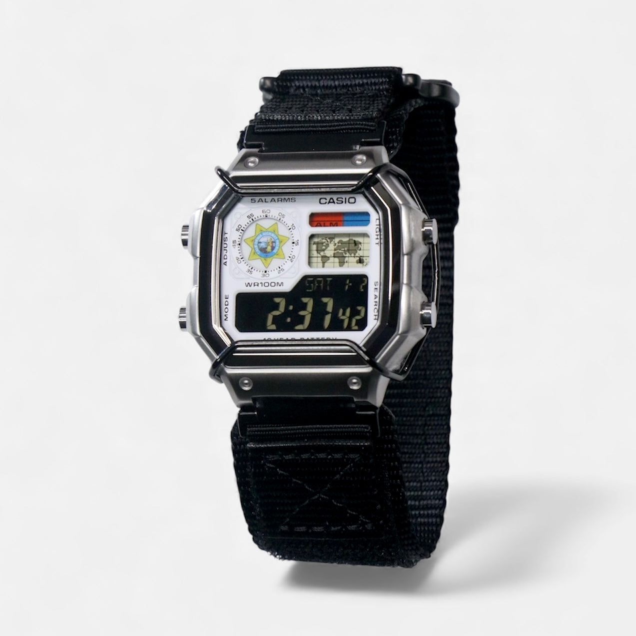 POLICE CAR MOD | Custom Casio AE-1200