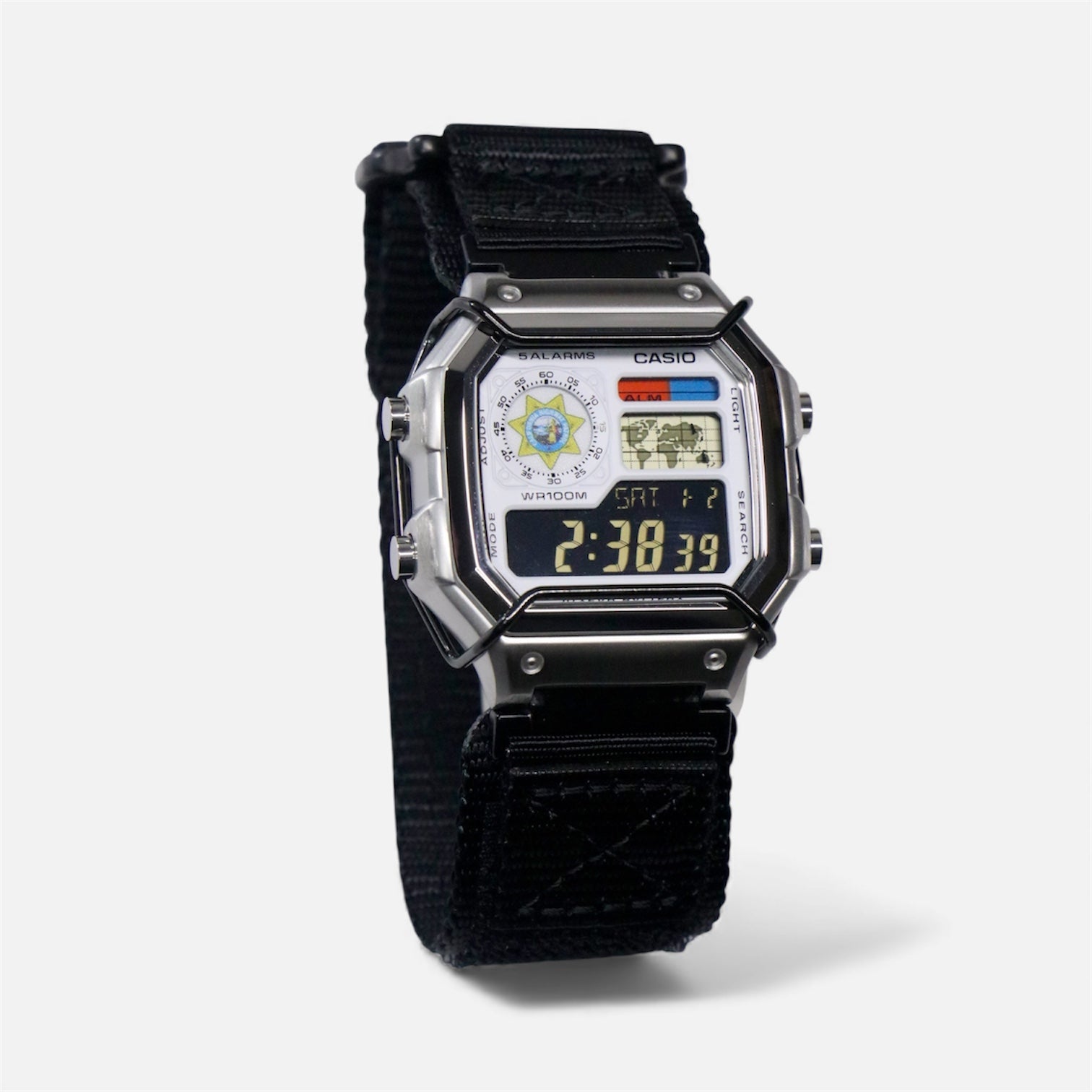 POLICE CAR MOD | Custom Casio AE-1200