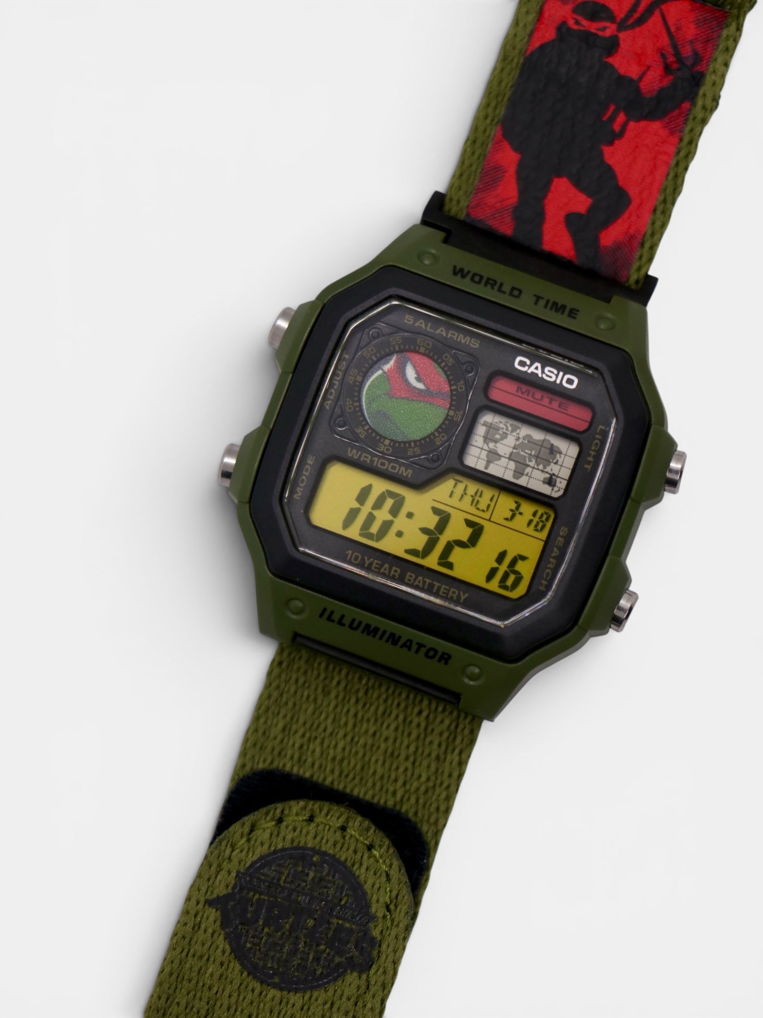 TMNT Mod (Raph) | Custom Casio AE-1200