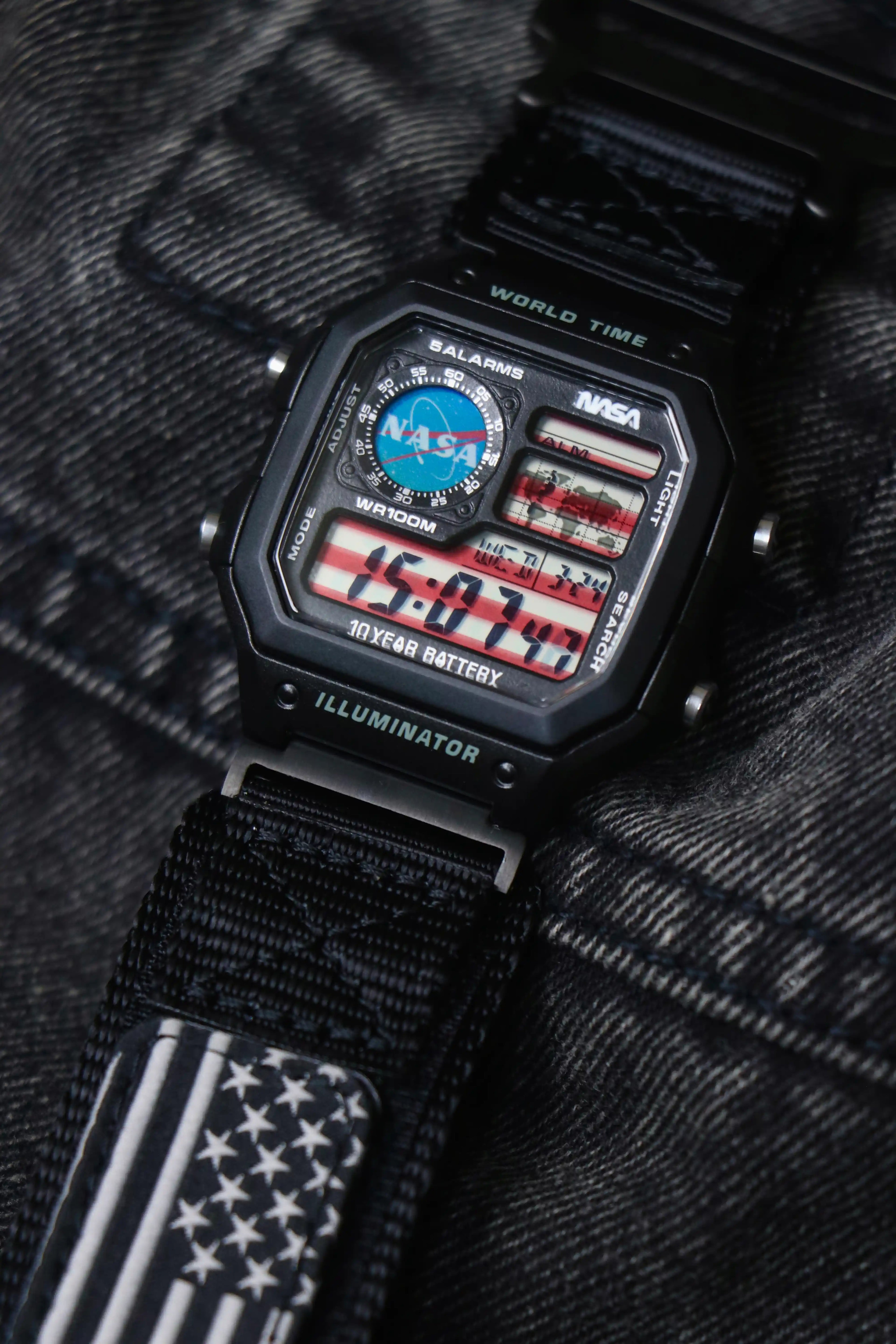 NASA Black - Custom Casio AE-1200