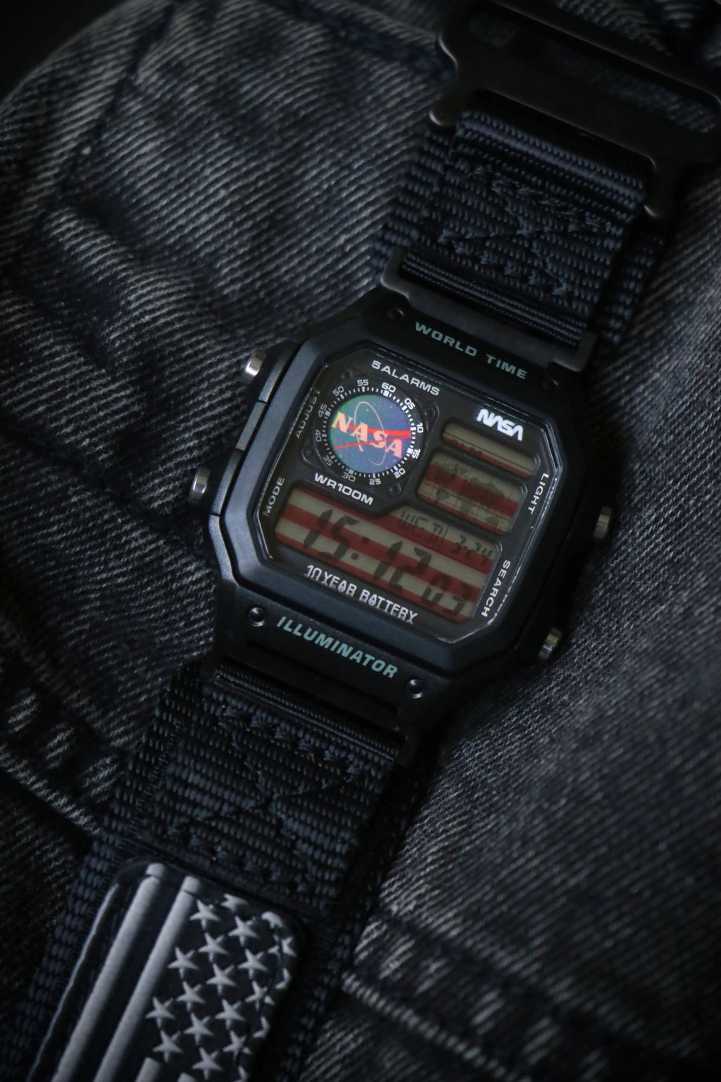 NASA Black - Custom Casio AE-1200