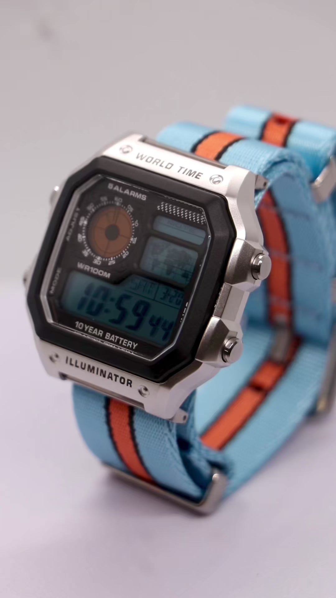 Gulf Racing Mod RSN - Custom Casio AE-1200
